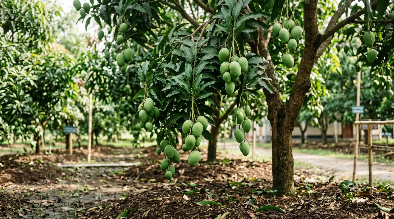 রাজশাহী জেলার উদ্যানতত্ত্ব গবেষণা কেন্দ্রের আম বাগান